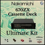 Nakamichi 670ZX Cassette Deck Ultimate Upgrade Kit Genuine Parts Restoration. Fixed Price $89.95.