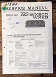 Aiwa AD-WX200 Cassette Service Manual *original*. Fixed Price $24.97.
