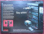 1985 Aiwa V-1200 Audio System W/ FX-A120 Double Cassette Deck Print Ad Ahhhh!. Fixed Price $5.99.
