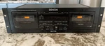 Denon DN-770R Dual Cassette Deck Tape Player Rack Mountable Fully Tested.. Fixed Price $129.00.