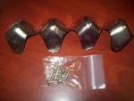 New Genuine Fender Original 3-HOLE Amplifier Corners (4), #099-1350-000. Fixed Price $10.77.