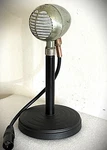Vintage 1939 Rca MI-6226L Dynamic Microphone, Orig Working Element W/stand (b). Fixed Price $225.00.
