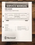 Sherwood DD-4010C Cassette Service Manual *original*. Fixed Price $24.97.