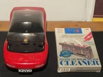 Vintage Kinyo Red Sports Car Vhs Video Cassette Rewinder & Head Cleaner. Fixed Price $47.99.