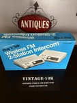 Vintage Realistic Plug Talk Wireless Fm 2-STATION Intercom System 43-207C Wbox. Fixed Price $59.46.