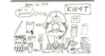 Groovy Dx Qsl KW4T K6XP '80 Duval Fla FT101E Ham Radio. Fixed Price $9.99.