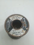 Vtg Nassau Rosin Solder Spec: AT-7076 Partial Lb Spool Weighs 12OZ. Fixed Price $16.80.