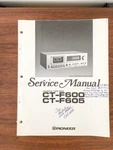 Pioneer CT-F600 CT-F605 Cassette Service Manual *original*. Fixed Price $18.97.