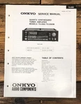 Onkyo TX-890M Receiver Service Manual *original*. Fixed Price $29.97.