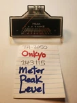 Onkyo 243115 Meter Peak Level TA-2050 Stereo Cassette Deck. Fixed Price $8.22.
