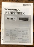 Toshiba PC-G22K Cassette Deck Service Manual *original*. Fixed Price $14.97.