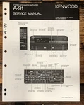 Kenwood A-91 Amplifier Service Manual *original*. Fixed Price $19.97.