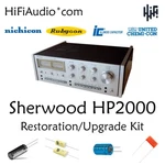 Sherwood HP2000 Restoration Recap Repair Service Rebuild Kit Filter Capacitor. Fixed Price $185.00.