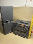 Vintage Emerson AS2665 Cassette Stereo & Speakers With Remote Tested Works. Fixed Price $155.00.