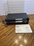 Vintage 1980S Mitsubishi Stereo Double Cassette Deck DT-79 Powers On. Fixed Price $69.99.