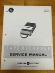 General Electric M8320A Cassette Tape Recorder Service Manual Vintage Oem. Fixed Price $24.99.