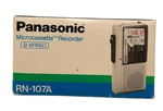 Vintage Panasonic RN-107A Two Speed Micro Cassette Recorder Original Box Tested. Fixed Price $38.00.