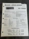 Sharp RT-120 Cassette Tape Deck Player Service Manual Vintage Oem Diagrams. Fixed Price $14.99.