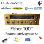 Fisher 100T Receiver Restoration Recap Repair Service Rebuild Kit Capacitor. Fixed Price $165.00.
