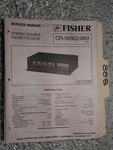 Fisher CR-W862 W869 Service Manual Original Repair Book Stereo Dual Tape Deck. Fixed Price $22.50.