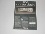 Aiwa AD-6900U Cassette Ad, Page, 1979, Article, Specs + Info. Fixed Price $9.99.