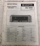 Sanyo Rd W55 (usa) Cassette Tape Deck Original Service Manual Schematic M267. Fixed Price $27.95.