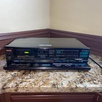 Aiwa Stereo Double Cassette Tape Decl AD-S20. Fixed Price $55.99.