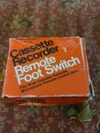 Radio Shack Realistic 44-610B Tape Recorder Foot Switch. Fixed Price $14.95.