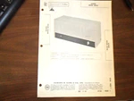 Bogen MO30 Mono 6L6G Amplifier Schematic & Data Sams Photofact 494-5. Fixed Price $7.90.
