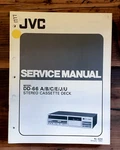 Jvc DD-66 Cassette Service Manual *original*. Fixed Price $14.97.
