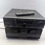 Koss HH380 Dual Cassette Stereo System Am/fm Receiver Working W/ Remote. Fixed Price $20.00.