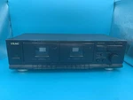 Teac W-500R Auto Reverse Double Cassette Deck Tested, Very Good + Condition. Fixed Price $54.99.