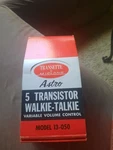 Transette By Midland Transistor Walkie-talkie Box # 13-050 Vintage 1967. Fixed Price $35.00.