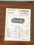 Fisher CR-W56A Cassette Service Manual *original*. Fixed Price $14.97.