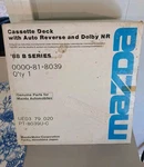 1988 Clarion (PT-8039U)MAZDA B Series Cassette Deck,never Used. Fixed Price $200.00.