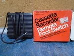 Vintage Realistic Cassette Recorder Remote Foot Switch, 44-610B. Fixed Price $9.99.