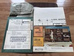 Sherwood Model S-5500II Paper Work And Brackets. Fixed Price $48.00.