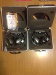 Vintage U'nicom Headsets With Hard Cases 14.8 Decibel Noise Reduction. Fixed Price $139.99.