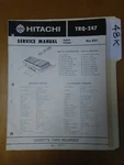 Hitachi TRQ-247 Service Manual Original Repair Book Cassette Tape Recorder. Fixed Price $19.98.