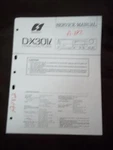 Sansui Service Manual For The D-X301I Cassette Tape Deck Mp. Fixed Price $9.98.