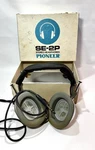 Vtg Pioneer Stereo Headphones SE-2P White Box! Rare Made Japan Working. Fixed Price $19.95.