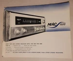 Vintage Mcintosh Mac 1500 Tube Stereo Receiver Operator Manual & Brochure. Fixed Price $50.00.
