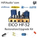 Eico HF-52 Amp Restoration Recap Repair Service Rebuild Kit Fix Filter Capacitor. Fixed Price $95.00.
