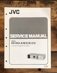 Jvc KD-D55 Cassette Service Manual *original*. Fixed Price $19.97.