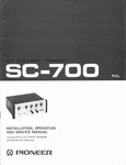Pioneer SC-700 Receiver Owners Manual. Fixed Price $22.24.