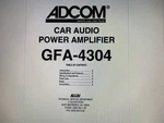 Adcom GFA-4304 Service Manual Digital. Fixed Price $5.99.