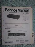 Technics SU-V57 Service Manual Original Repair Book Stereo Amplifier. Fixed Price $25.00.