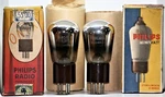 B406 Nos Nib Philips Netherlands Power Tubes Matched Pair Valve Amplifier. Fixed Price $549.00.