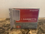 New 5 Pack Proguard Audio Cassette Tape Replacement Cases Empty Jewel Music. Fixed Price $14.90.