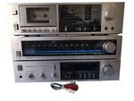 Pioneer SA-520 Stereo Integrated Amplifier CT-320 Cassette Deck Tuner TX-520. Fixed Price $390.00.
